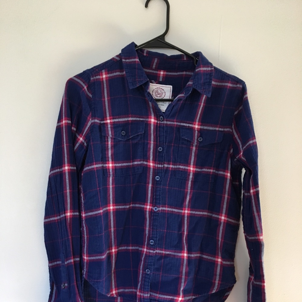 Plaid button down - Picture 3 of 3